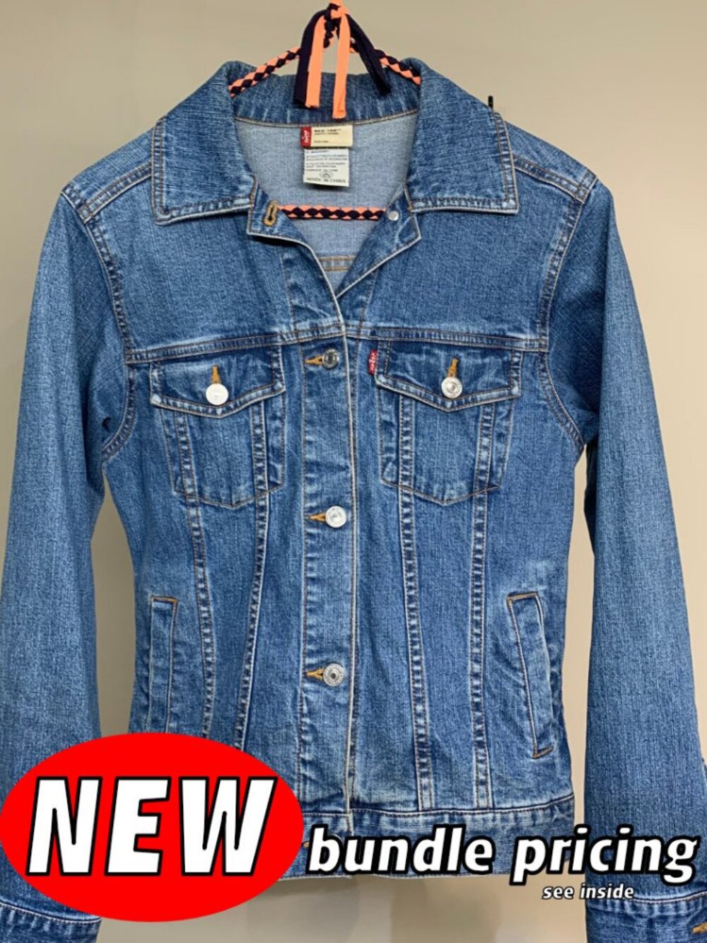 Genuine Levi's Red Tab Jeans Jacket Small